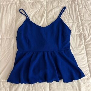 Elegant Blue Women's Top